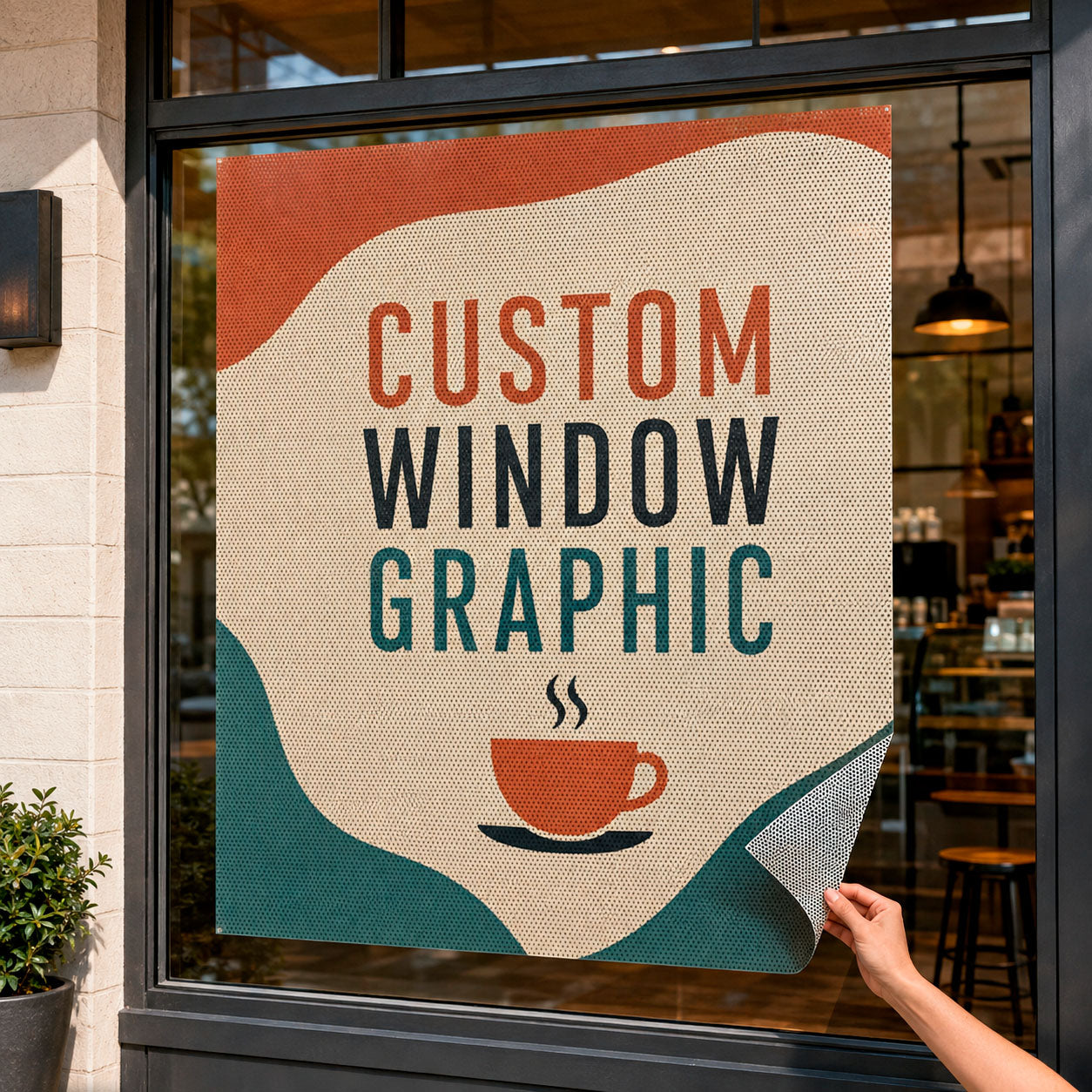 Perforated Window Decals