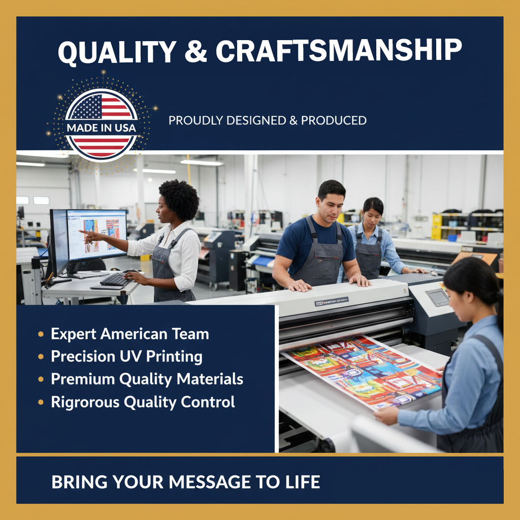 Custom Retractable Roll-Up Banner 33" x 81" with Stand