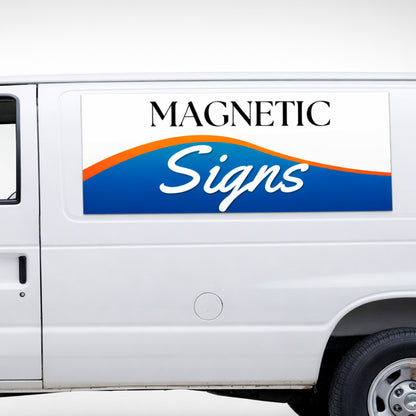 2-Pack Laminated Custom Car Magnets for Business