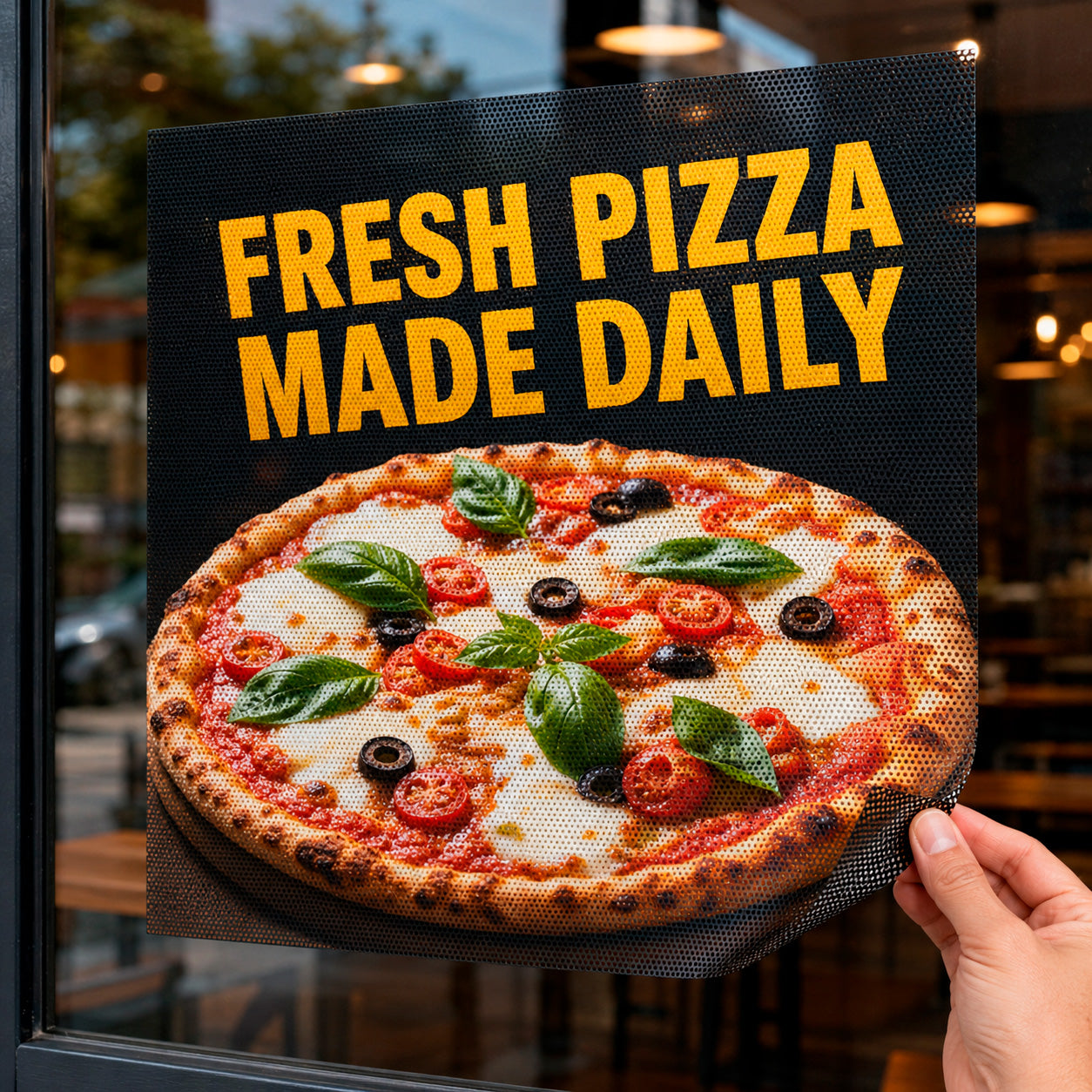 Perforated Window Decals