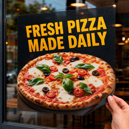 Perforated Window Decals