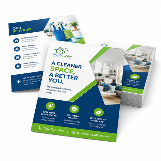 Flat Flyers Brochures – Double-Sided Gloss Printing