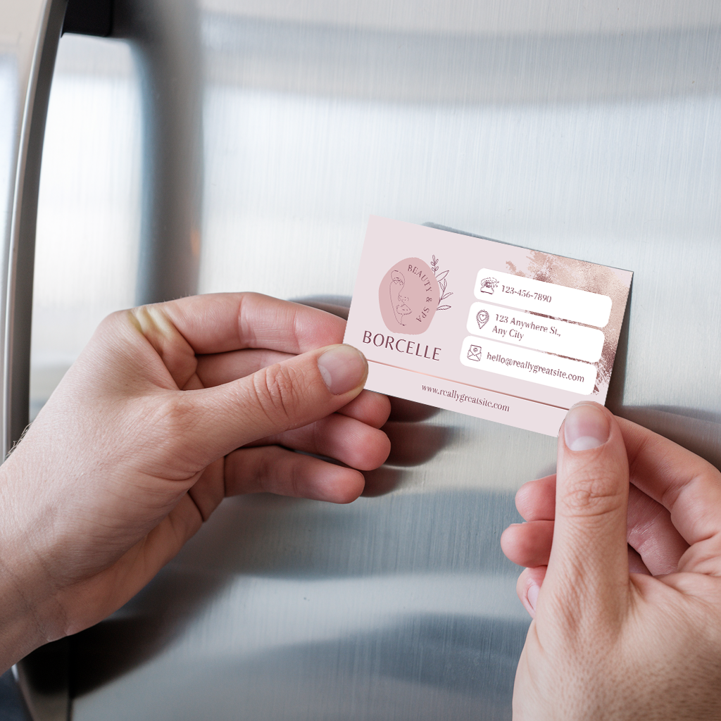 Custom Business Card Magnets – 2"x3.5" Standard Size