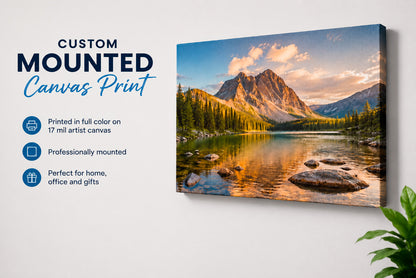 Custom Photo Canvas Print – Full-Color Mounted Canvas