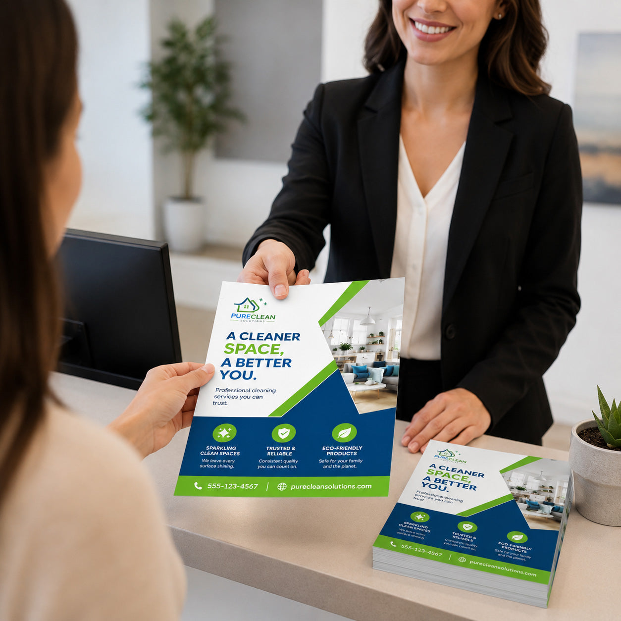 Flat Flyers Brochures – Double-Sided Gloss Printing