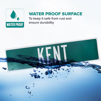 Custom outdoor and indoor aluminum signs with your photo, text, logo