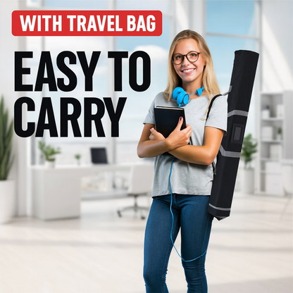 Custom Retractable Roll-Up Banner 33" x 81" with Stand
