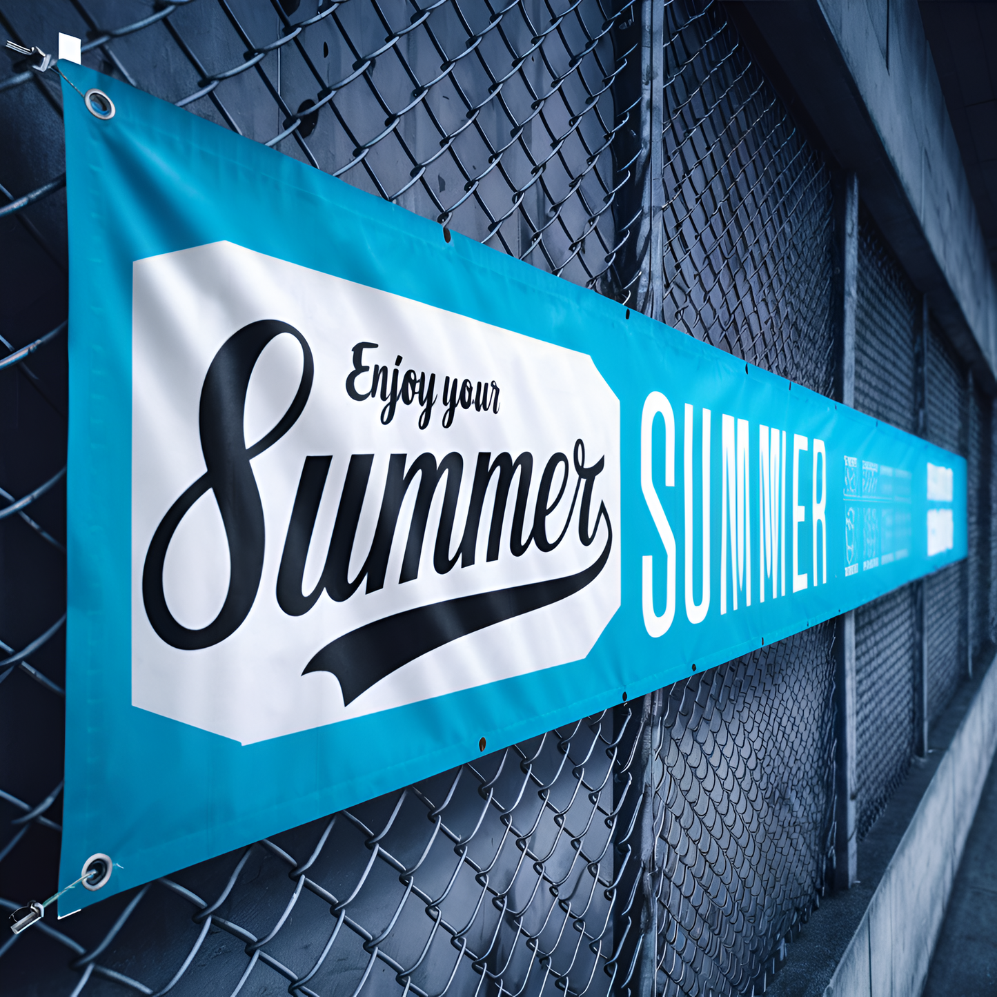 Personalized 13oz Custom Vinyl Banner. Indoor or Outdoor use