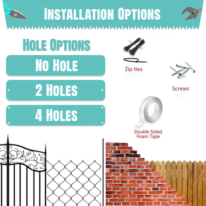 Custom outdoor and indoor aluminum signs with your photo, text, logo