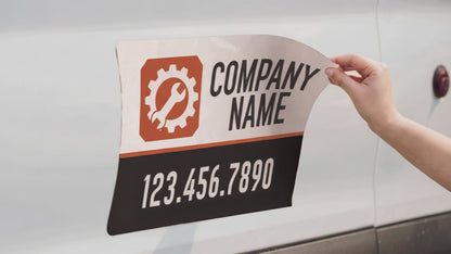 Custom Car Magnets for Businesses (2Pack)