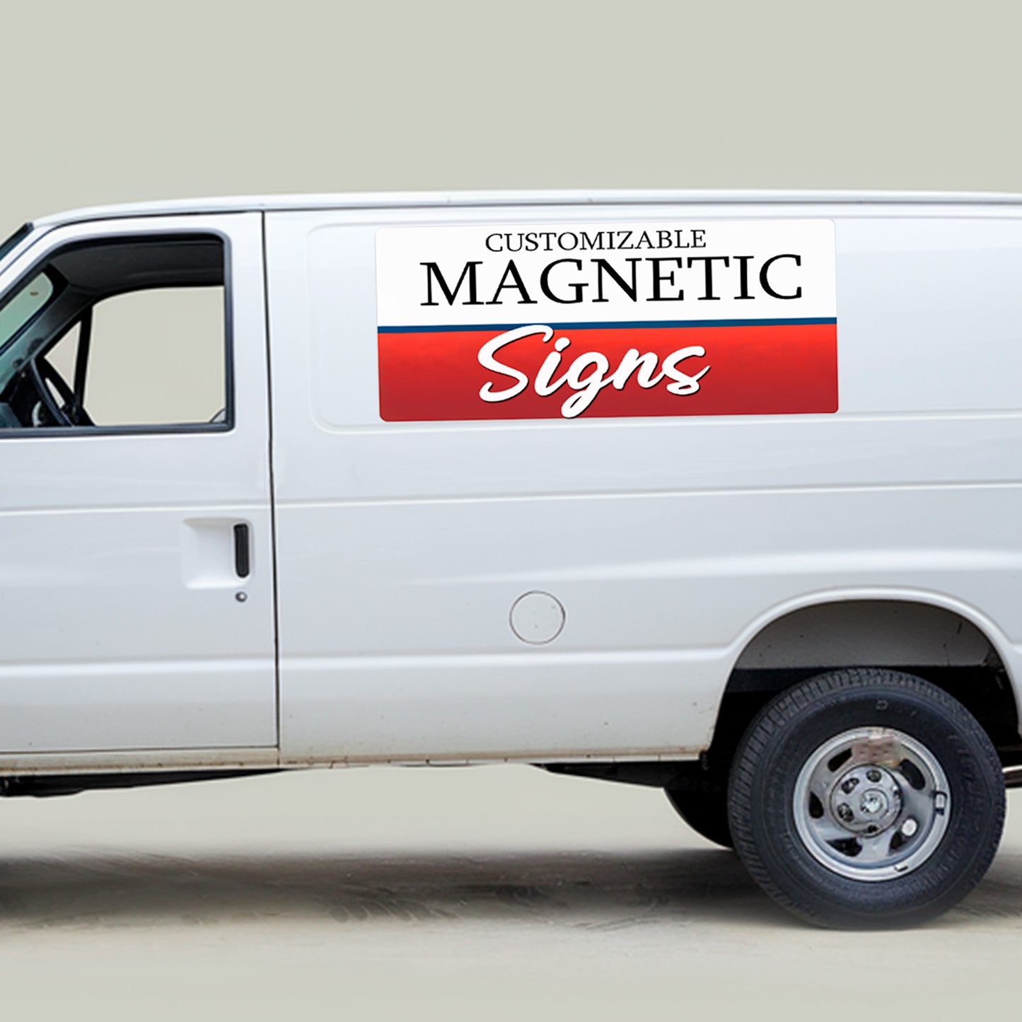 2-Pack Laminated Custom Car Magnets for Business